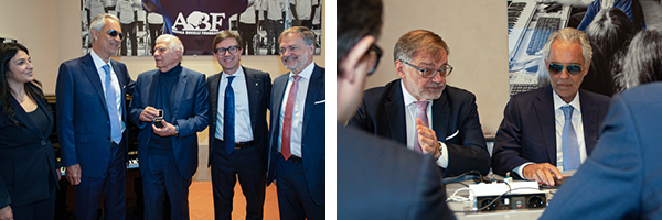At the meeting, in addition to our Founder Andrea Bocelli and the Mayor Dario Nardella, ABF Chair Stefano Aversa and President Laura Biancalani 