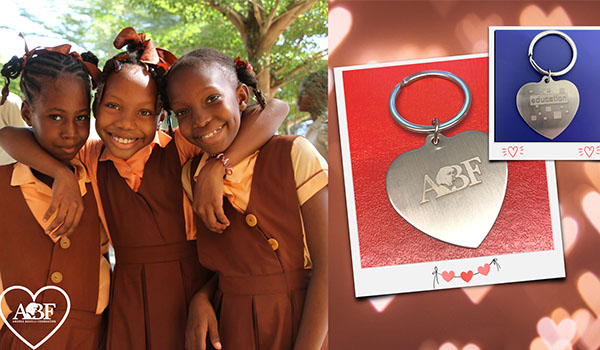 Make a loving gesture with ABF this Valentine’s Day!  And get our heart keychains.